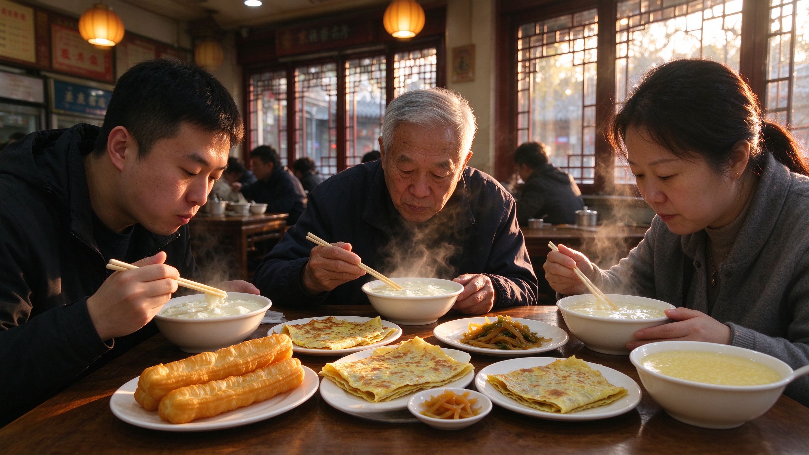 Authentic Local Breakfast Tour in Center of Beijing