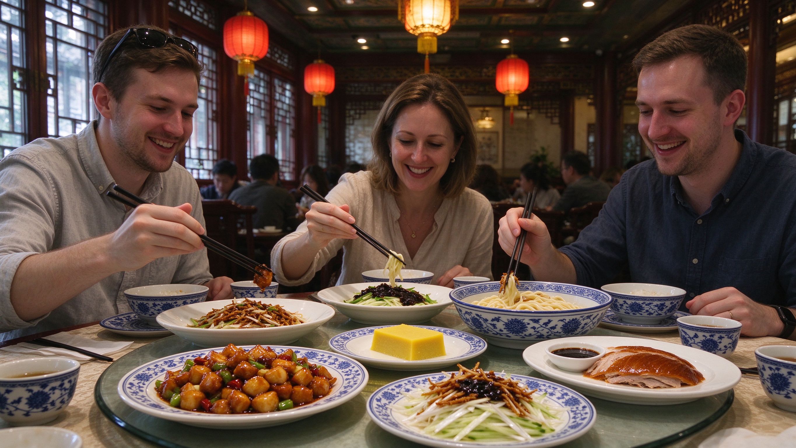 Authentic Local Lunch & Dinner Tour in Center of Beijing